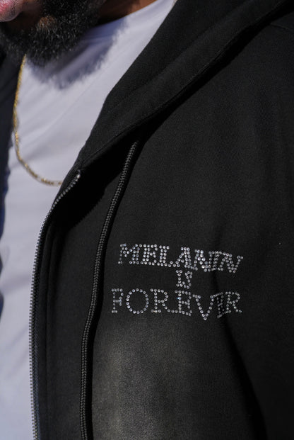 Melanin is Forever Onyx Hoodie